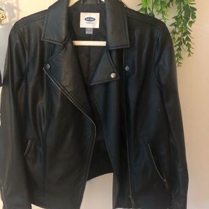 Old Navy leather jacket